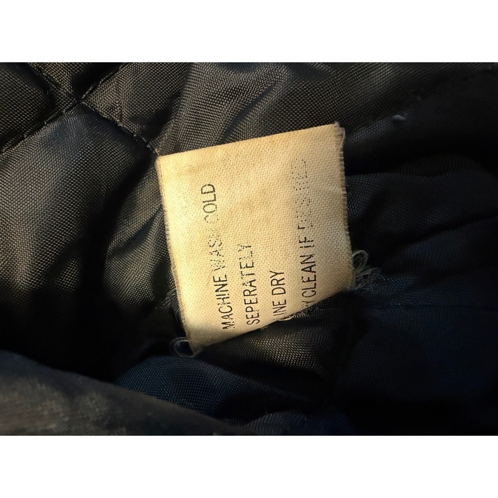 VTG Urban Equipment Kids Gray Nylon Bomber Flight Jacket Distressed Patches - Picture 10 of 10
